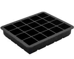 Posoda za led z 20 predelki in pokrovom