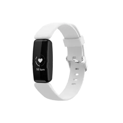 Silikonski pašček za uro za Fitbit Inspire 2 White S