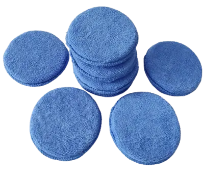 10 paketov gobic za voskanje avtomobila iz mikrovlaken Blue
