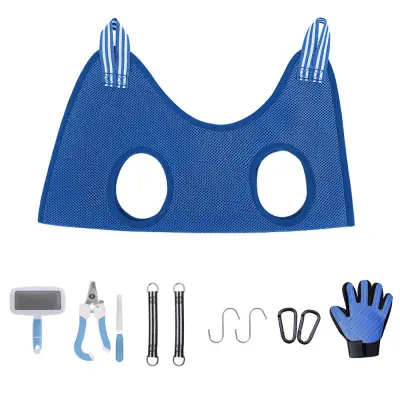 Viseča mreža za hišne ljubljenčke, 11 kosov Blue S