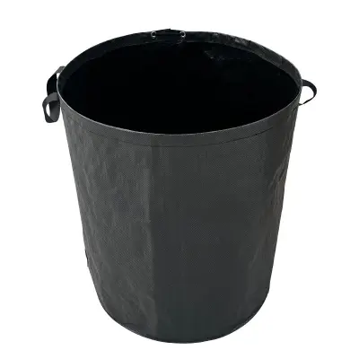 Posoda za vrtne odpadke / smetnjak za listje 272 litrov Black