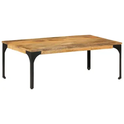 vidaXL Klubska mizica 100x55x35 cm trden mangov les
