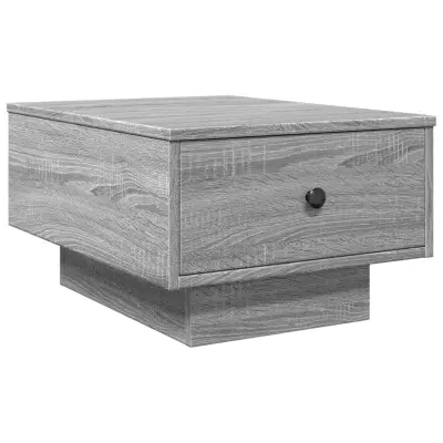 vidaXL Klubska mizica siva sonoma 60x45x31 cm inženirski les