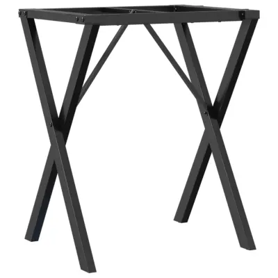 vidaXL Noge za jedilno mizo X-okvir 50x40x73 cm jeklo