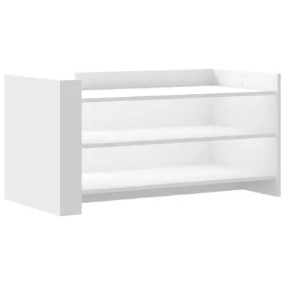 vidaXL Klubska mizica bela 100x50x50 cm inženirski les