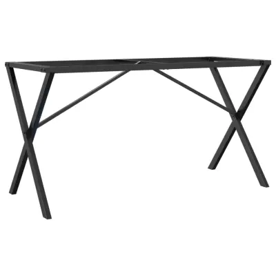 vidaXL Noge za jedilno mizo X-okvir 120x60x73 cm jeklo