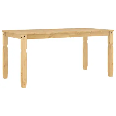 vidaXL Jedilna miza Corona 160x80x75 cm trdna borovina