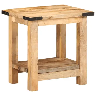 vidaXL Stranska mizica 40x30x40 cm trden robusten mangov les