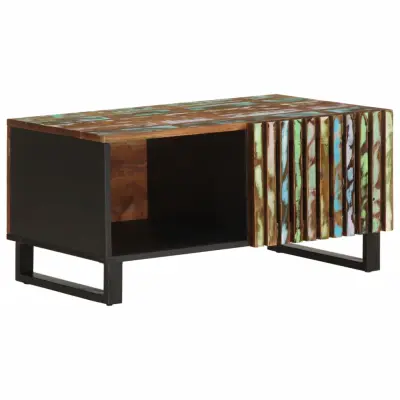 vidaXL Klubska mizica 80x51x40 cm trden akacijev les