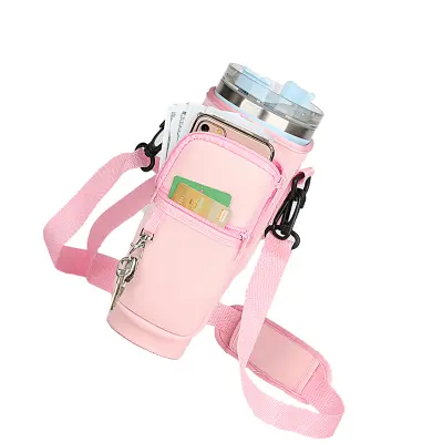Torba za prenašanje z mobilnim žepom za Stanley 40oz Pink