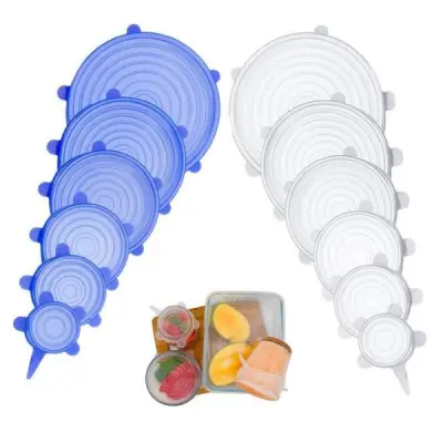 Kuhinjski silikonski pokrovčki (12 kosov) | SILICAPS