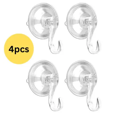 Kavlji s priseskom, Samolepilni kavlji, Kljuke z vakumom, Sesalne kljuke (4 kosi) | QUICKGRIP