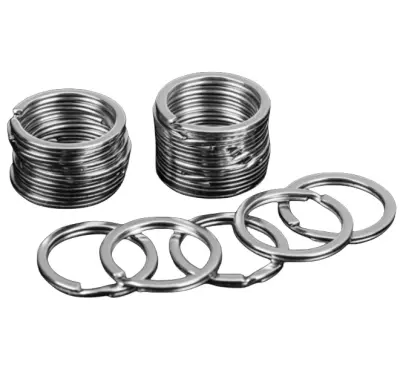 Ploščati obeski za ključe, 100 kosov  S