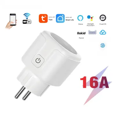 Tuya WiFi Smart Plug EU Standard 16A 4-paket