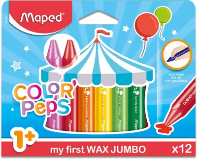 Voščenke maped jumbo 1/12