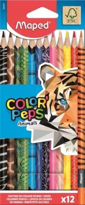 Barvice maped color'peps trirobne 1/12 animals