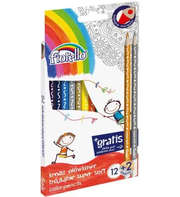 Barvice Fiorello, super soft, set 12 + 2