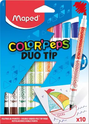 Flomaster šolski maped color'peps duo tip 1/10