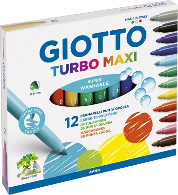 Flomaster šolski giotto 1/12 maxi debeli