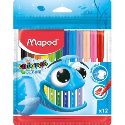 Flomaster šolski maped ocean 1/12 pvc