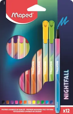 Flomaster šolski maped nightfall 1/12
