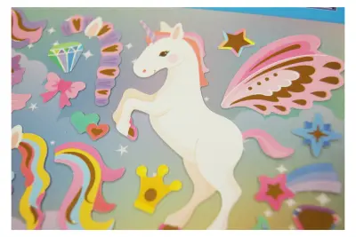 PEGATINAS CLASSY UNICORNIO RAZKRIVA BLEŠČICE