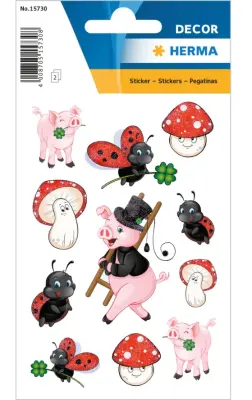 PEGATINAS DEKOR LUCKY CHARM GLITERY