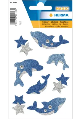 PEGATINAS MAGIC DOLPHINS BLEŠČEČA