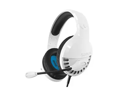 Indeca Business Gamer slušalke PS5 Seibun, Gaming slušalke: ergonomske slušalke s stereo zvokom in mikrofonom, 1 -metrski kabel s 3,5mm Universal vhod