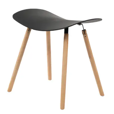 ČRNA STOLPNA KLOP 46.5*36*43.5cm