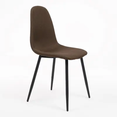 NORVEŠKO RJAV STOL 43*56*86.5 cm