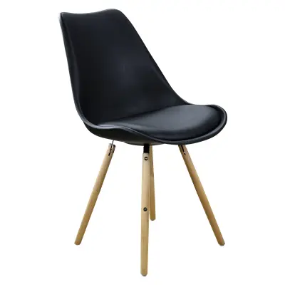 STOL NORDIC BLACK (56X48X82,5 - SEDEŽ 48CM)