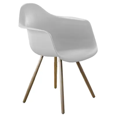 NASLONJAČ EIFFEL WHITE (60,5X64X83 - SEDEŽ 45,5CM)