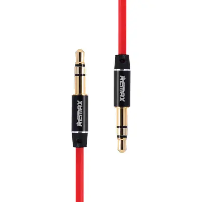 Mini jack 3,5 mm AUX kabel Remax RL-L100 1 m (rdeč)