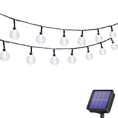 Solarne LED Luči, Zunanje luči, Vodoodporne (5 m) | SOLSTICE Bela