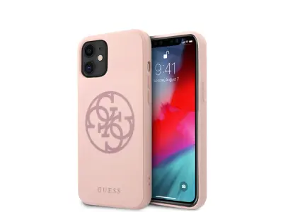 Guess, Ohišje za Apple iPhone 12 Mini 4G Tone, Roza