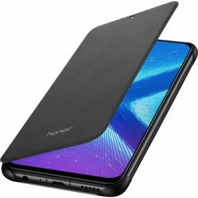 Honor, Ohišje za Honor 8X z zavihkom iz mikrovlaken, ?rna