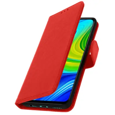 Torbica s preklopom za Xiaomi Redmi Note 9 Podpora za portfelj in videoposnetke