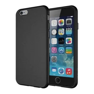 MW, Ohišje za iPhone 6/6S TPU POLYGAB, ?rna