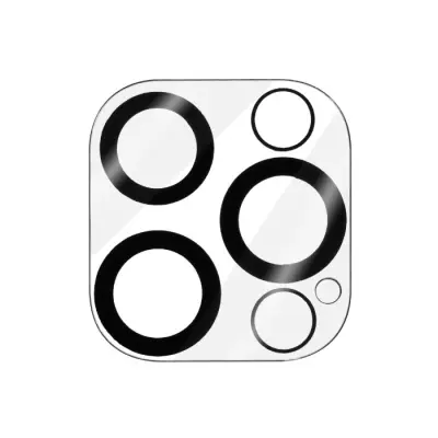 QDOS, Zaš?ita objektiva kamere za iPhone 13 Pro Max iz kaljenega stekla, Prozorno