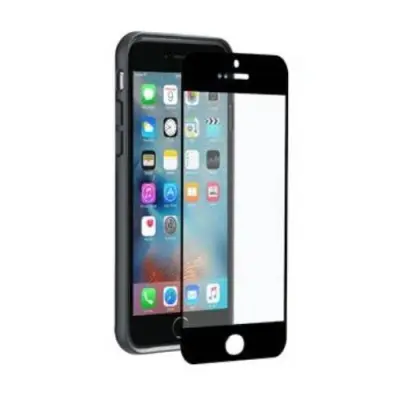 MW, Zaš?ita zaslona za iPhone 6/6S EASY GLASS CASE FRIENDLY, ?rna