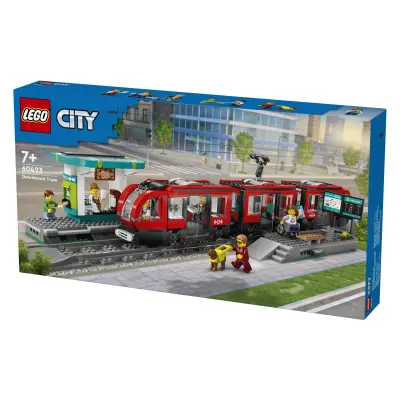 LEGO City 60423 Tramvaj s postajo