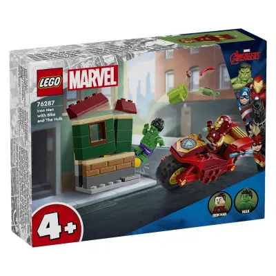 LEGO Marvel 76287 Iron Man z motorjem in Hulk