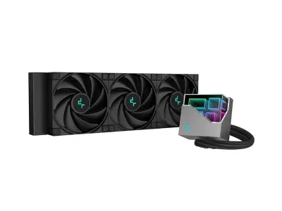 Vodni hladilnik CPU Deepcool Lt720 360 mm črn