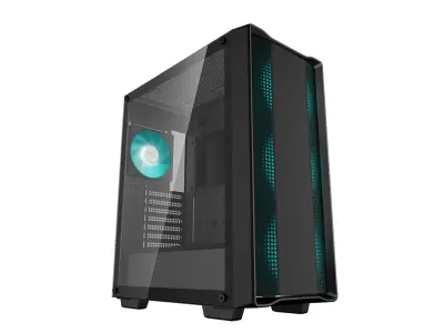 Črna škatla Deepcool Cc560 Rgb Atx iz kaljenega stekla Usb 3.0