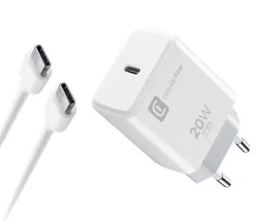 CELLULARLINE 20W polnilec + kabel C-C