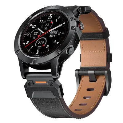 Pašček za uro s hitrim sproščanjem za Garmin 22 mm Black