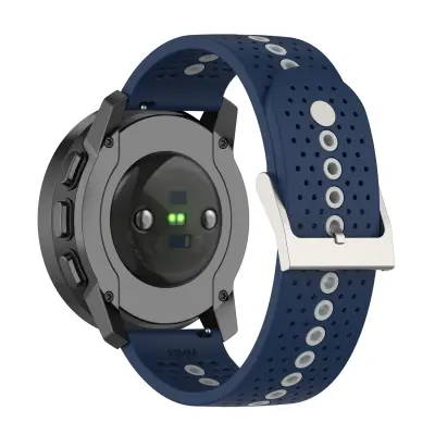 Barvit pašček za uro 22 mm za uro Suunto Race S Blue + Grey
