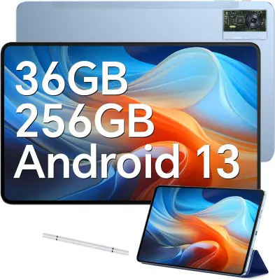 OUKITEL OT5 36GB(12+24GB)/256GB/TF 2TB, 4G-LTE modra tablični računalnik, 11000mAh 12" Android 13