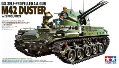 Ameriški samohodna A.A. puška M42 ''Duster'' s 3 figurami